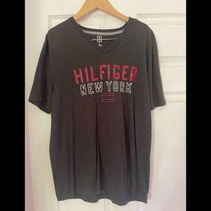 Tommy Hilfiger Large V-Neck short sleeve shirt. Great Condition.